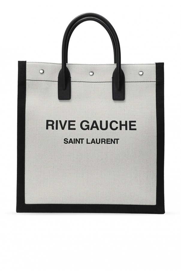 Saint Laurent Linen shopper bag